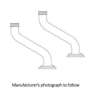 6386 Perrin & Rowe Extended Pillar Unions For Bath Shower Mixer Tap