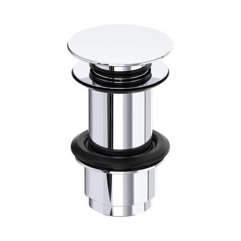 6806 Perrin & Rowe Large Unslotted Push Button Basin Waste