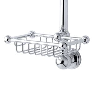 6968 Perrin & Rowe Sliding Rail Mounted Soap Basket