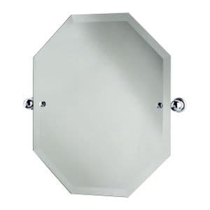 6980 Perrin & Rowe Octagonal Mirror 625mm x 500mm