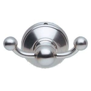 CLEARANCE - 6622 Perrin & Rowe Wall Mounted Double Robe Hook - Satin Brass