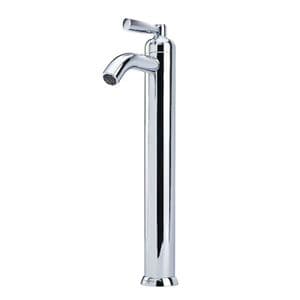 NEXT DAY - 3871 Perrin & Rowe Langbourn Deck Mounted Tall Monobloc Basin Mixer Tap Lever - Brass