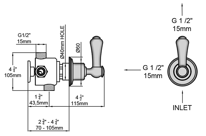 Perrin Rowe 5322