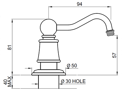 Technical drawings for Product 6695
