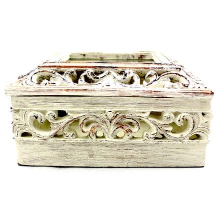 Carved Wood Window Box