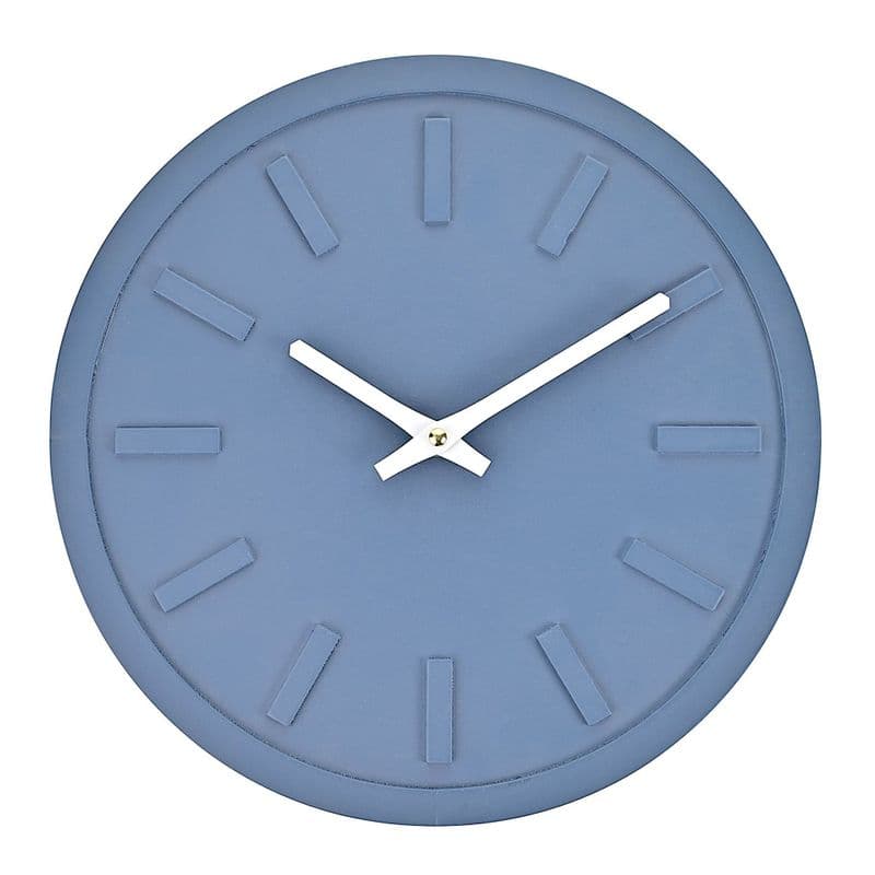 Faded Blue Clock