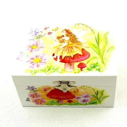 Flute Fairy Musical Jewellery Box (S)