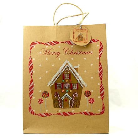 Gingerbread House Gift Bag