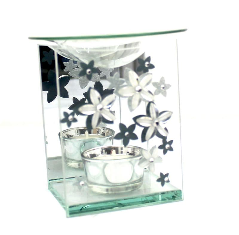 Glass Floral Oil Burner|Fragrance Gift