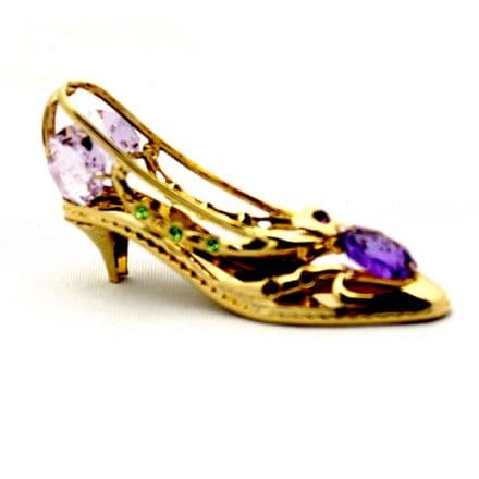 Glass Slipper Crystal Art