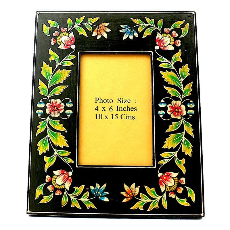Hand Painted Floral Frame