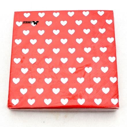 Hearts Napkins