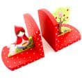 Little Red Riding Hood, Bookends, Wooden Bookends, Children's Bookends