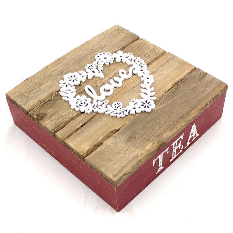 Tea Box|Wooden Tea Box|Tea Bag Organiser|Tea Bag Container| Tea|Gifts for her|Gifts for the home|Storage