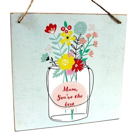 Mum Vase Plaque