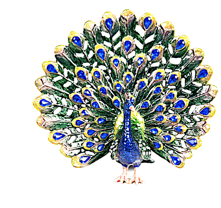 Peacock Trinket Box