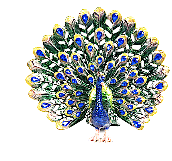 Peacock Trinket Box