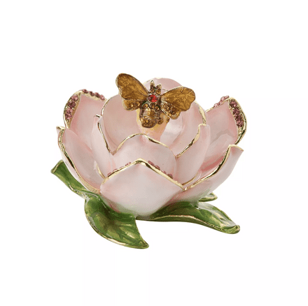 Pink Lily  Trinket Box