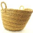 Rustic Log Basket