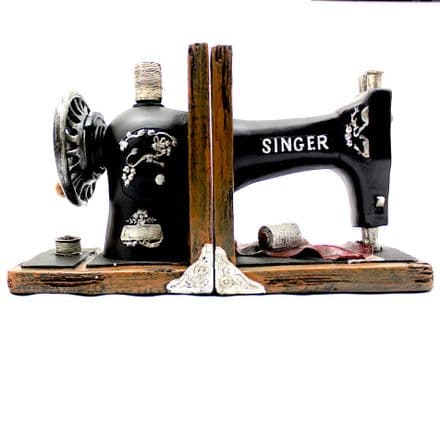 Sewing Machine Bookends