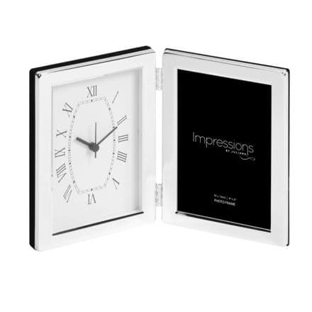 Silver Plated Clock Frame