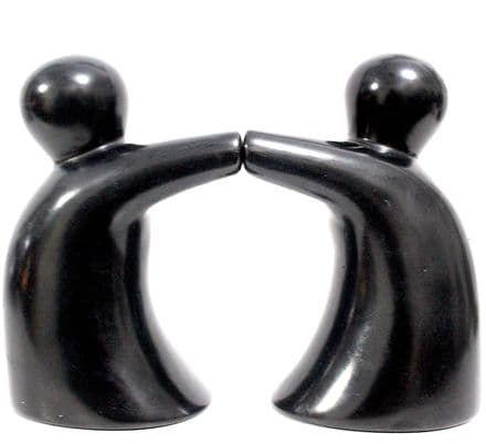 Soapstone Couple Bookends