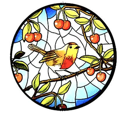 Stained Glass  Windchime