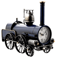 Train Money Box Clock