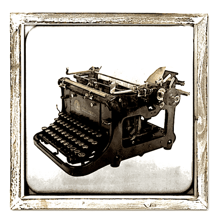 Typewriter Metal Picture