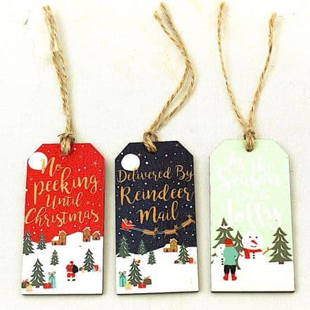 Wooden Vintage Gift Tags