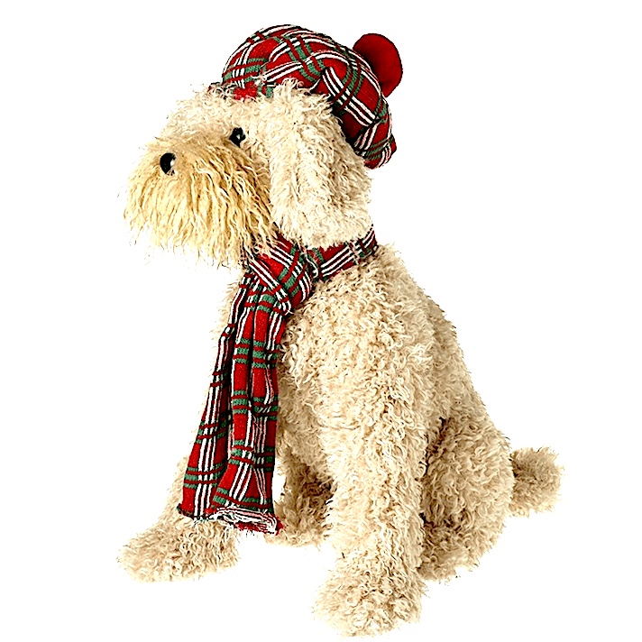 Xmas Dog in Tartan