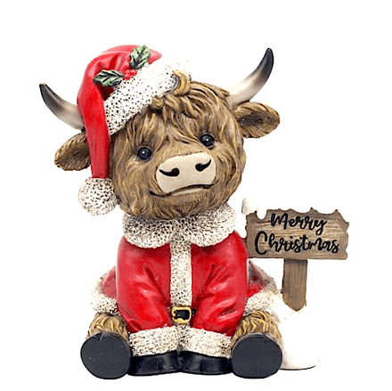 Xmas Highland Cow