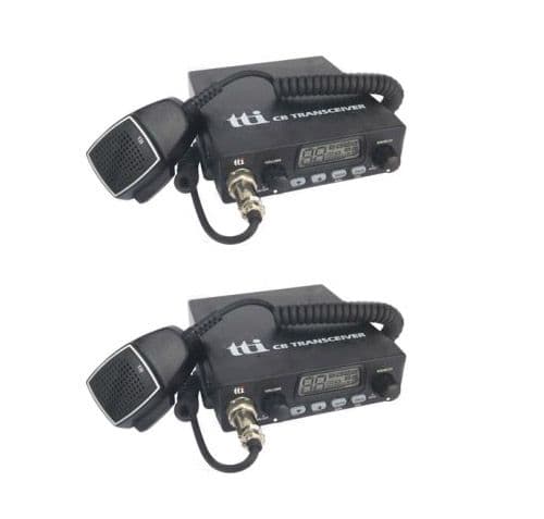12v Multi Channel AM/FM CB Radio Transceiver Twin Pack
