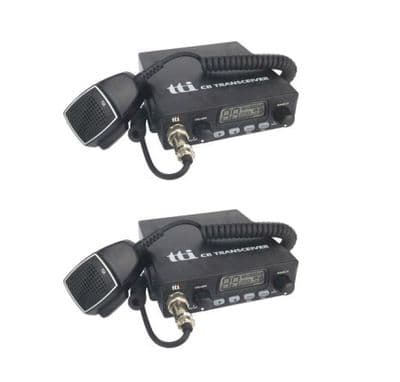 12v Multi Channel AM/FM CB Radio Transceiver Twin Pack