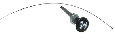 1500mm Engine Stop Cable (Round Black Knob)