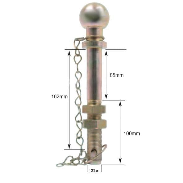 Ball Hitch Pin 22mm