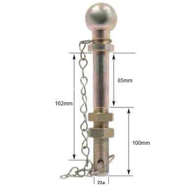 Ball Hitch Pin (22mm)