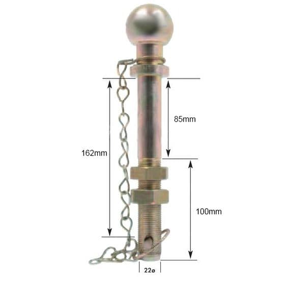 Ball Hitch Pin (22mm)