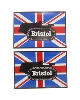 Bristol 10 Tractor Tank Stickers x 2 (1939 to 1941)