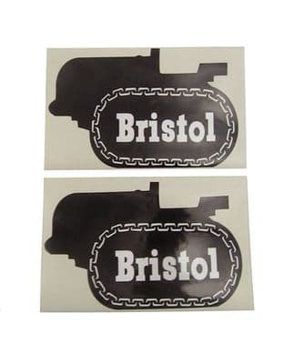 Bristol 10 Tractor Tank Stickers x 2 (very early type)