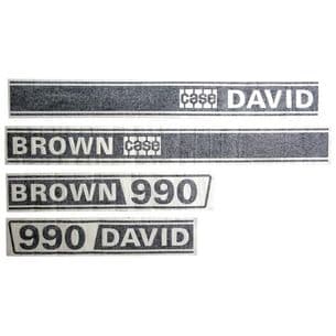 David Brown 990 Tractor Decal Set