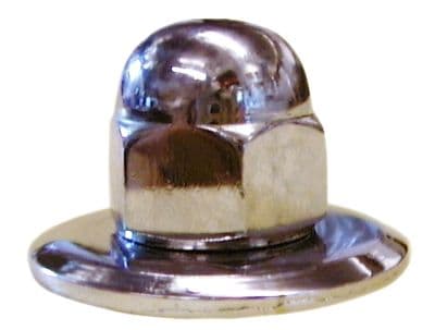 Ferguson FE35, TEA, TED, TEF20  Steering Wheel Chrome Nut And Washer