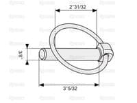 Large Ring  Linch Clip  3/8