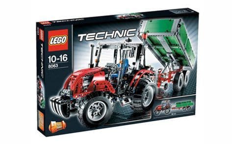 LEGO 8063 Technic - Farm Tractor & Tipping Trailer