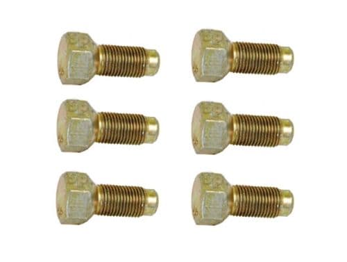 FRONT WHEEL STUD And Nut x 6 - Set suits Massey Ferguson Tractor T20 35