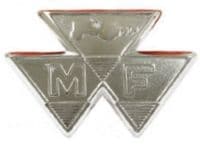 Massey Ferguson Tractor 35 Chrome Front Badge