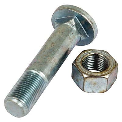 Rear Wheel Rim Bolt & Nut x1 (Square shank)