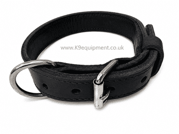 USA Leather Police Collar - 1.25 Inch