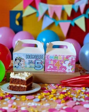 .Personalised Birthday ANY THEME Small Treat Box