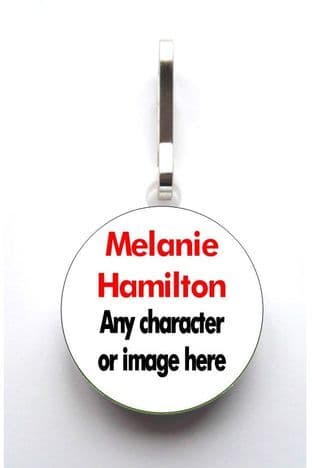 .Personalised Custom Image Jacket Zipper Pull